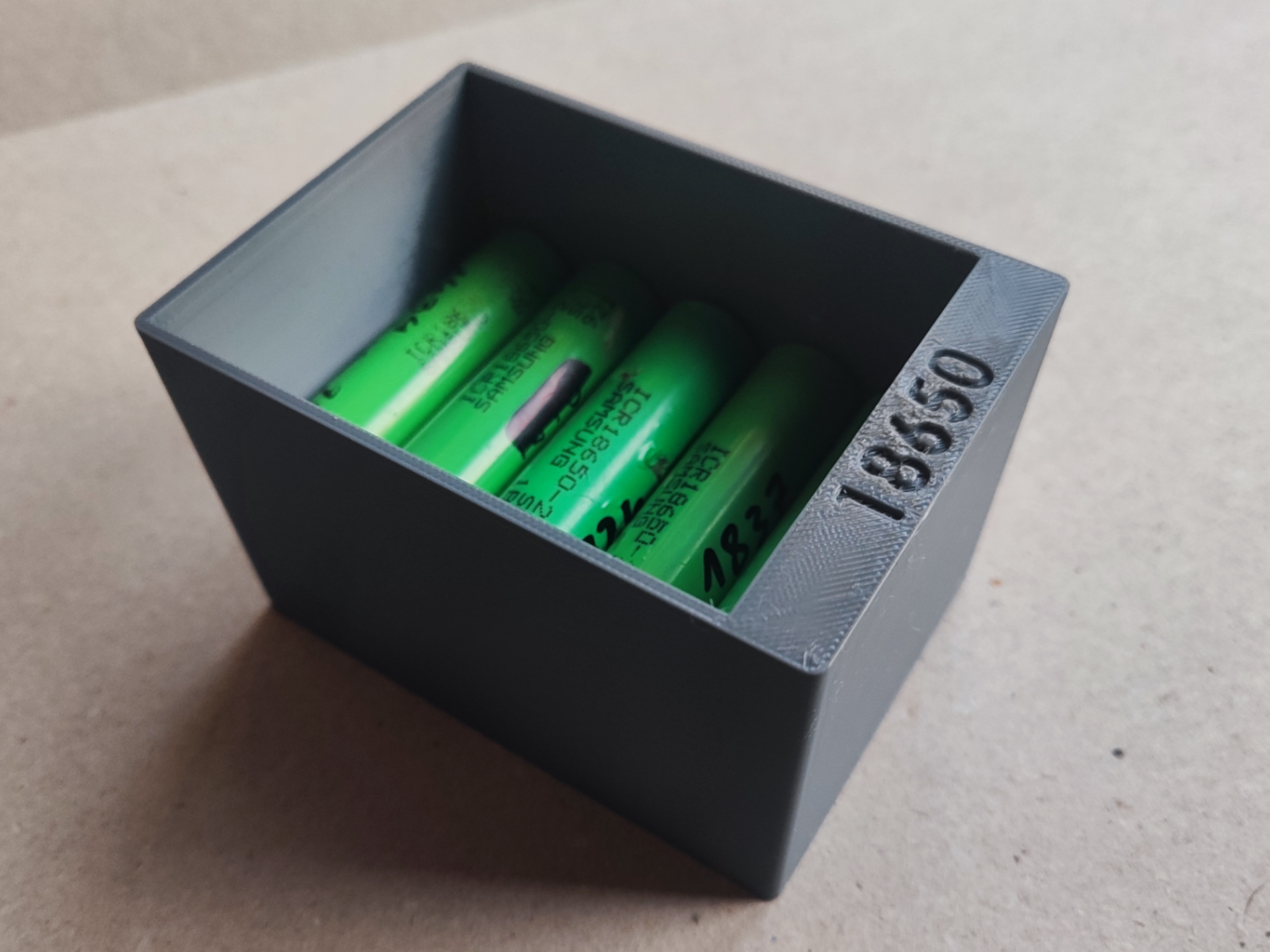 Rugged 18650 Battery Storage Box (15 Cells)