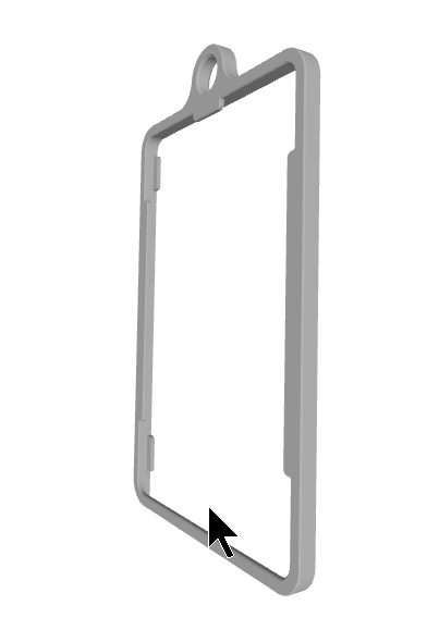Simple Badge Holder - Thin