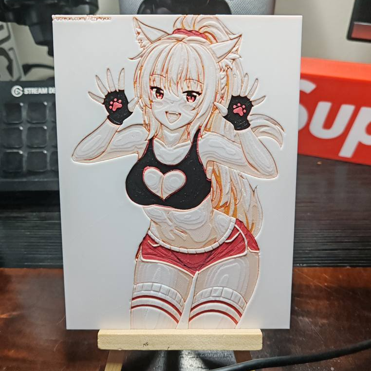 Hueforge Sexy Manga 5 couleurs