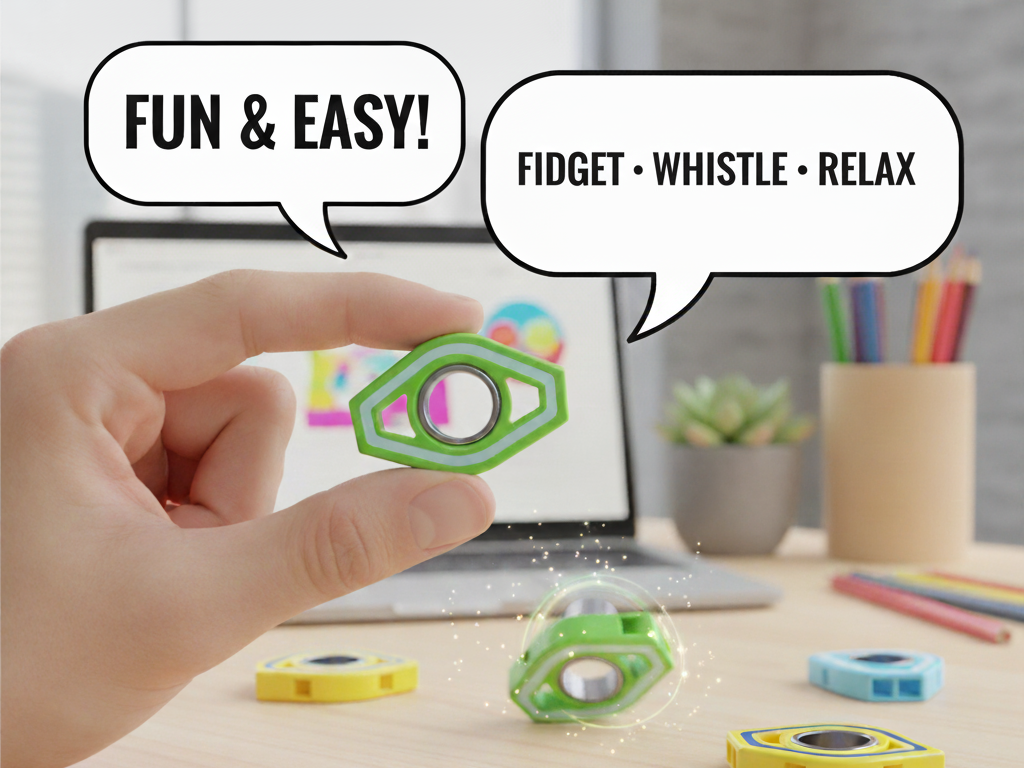 Fidget Whistle - 2X2 Tones