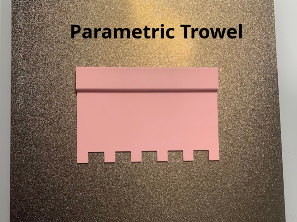 Parametric Textured Art Trowel