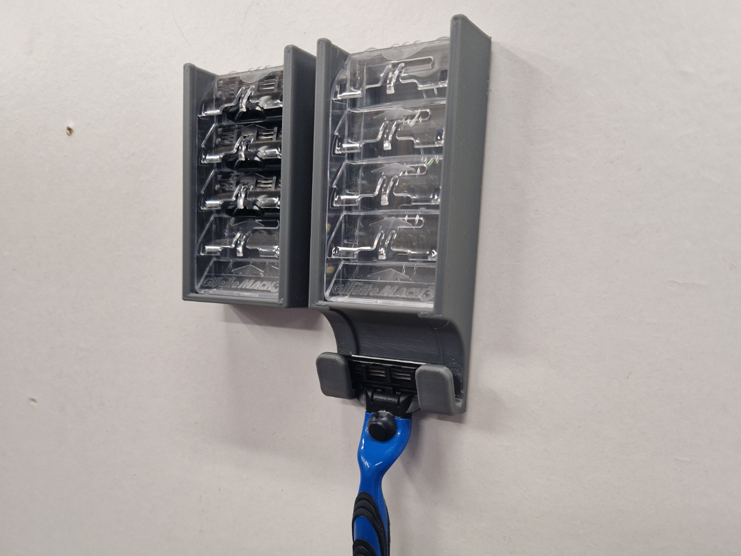 Holder - Razor  Gilette Mach 3 + Blade Refill