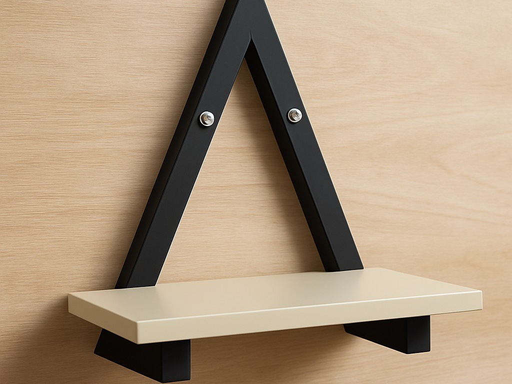 Triangle Shelf geometric modern minimalist style