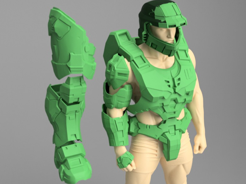 FULL SIZE Halo Master Chief Armor, Cosplay Suit