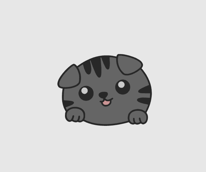 Cute Scottish Fold Cat