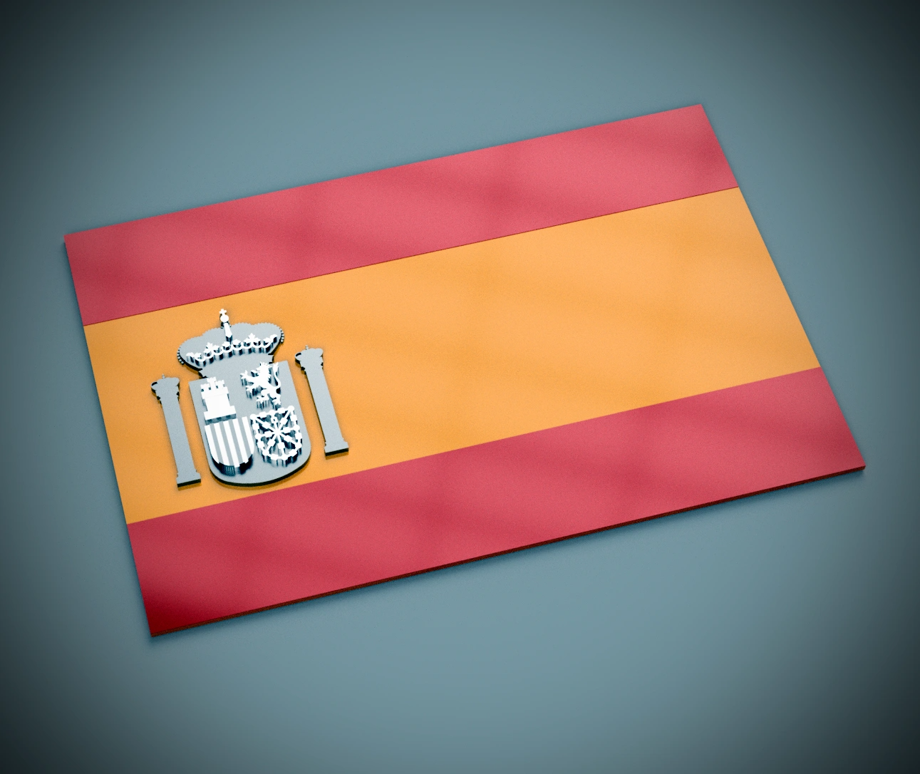 Spain flag  - Printed Photos Inside