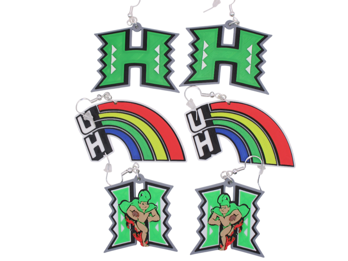 University of Hawaii Earrings