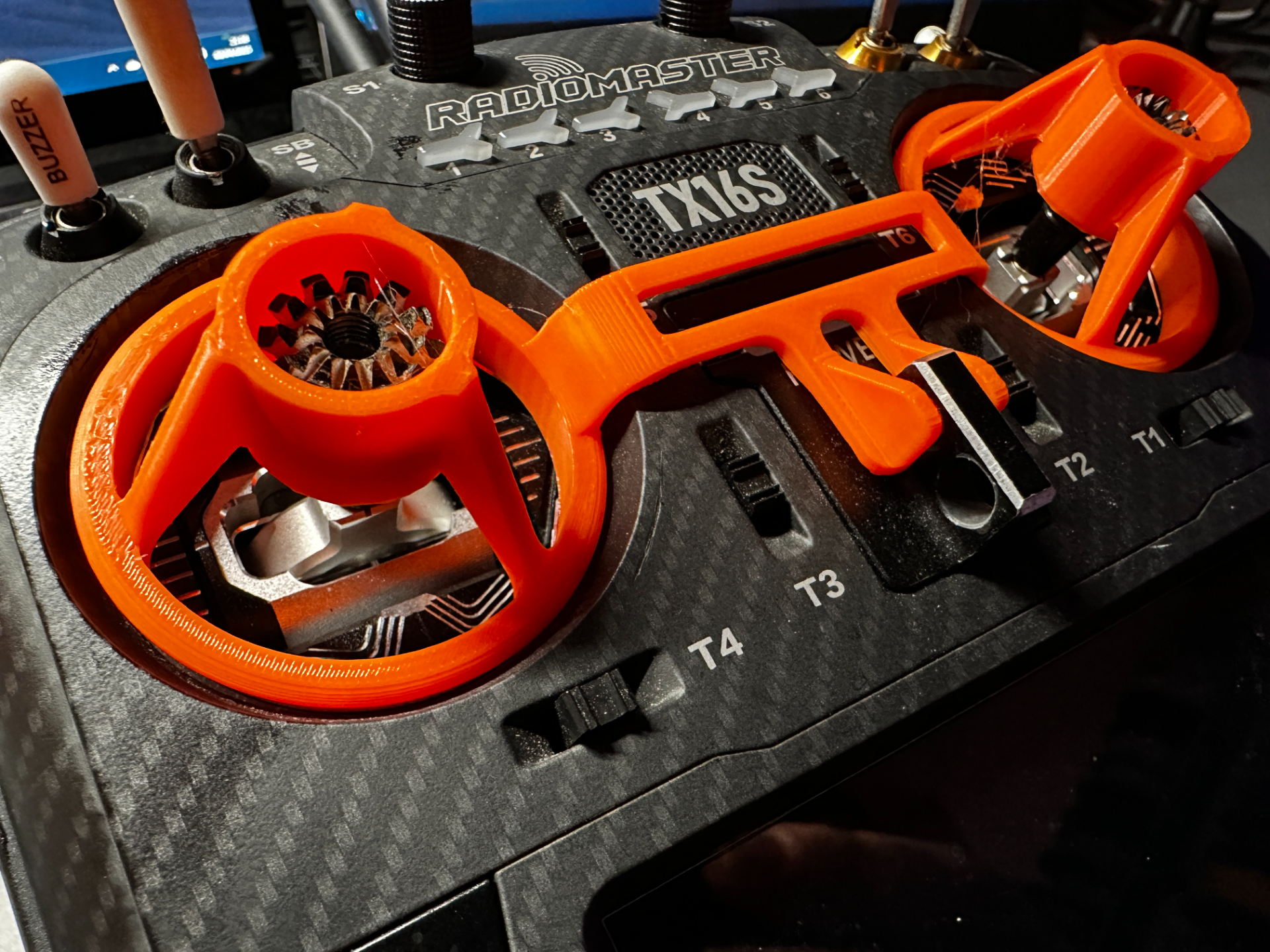 Radiomaster TX16s Lotus Gimbal protector v2