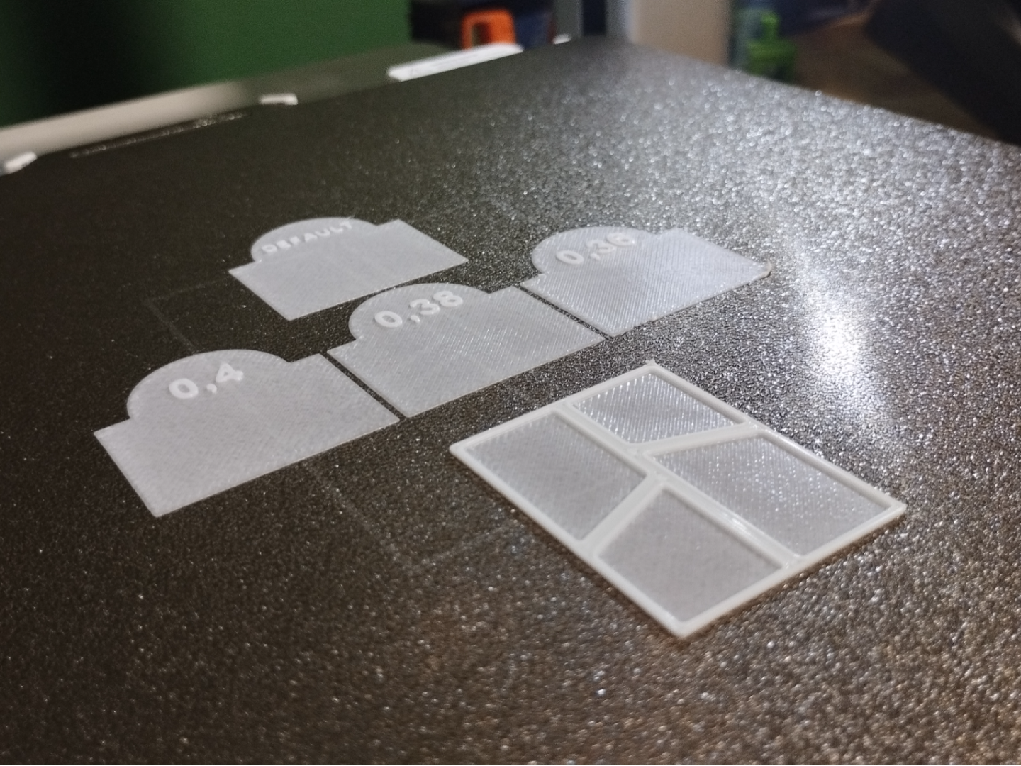 Line Width Test First Layer