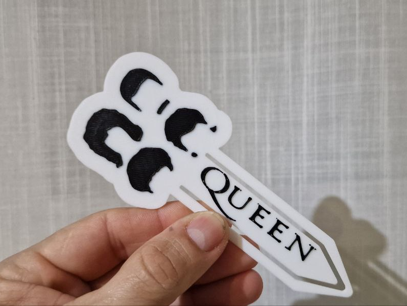 Queen Silhouettes Bookmark