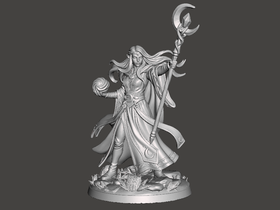 D&D Moon Elf Mage