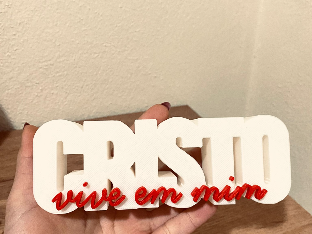 NOME CRISTO - vive em mim 15cm