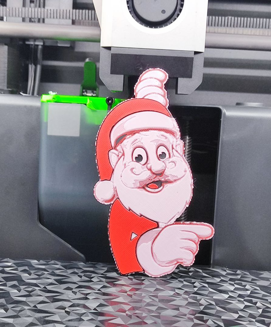 Santa Claus Hueforge Decoration