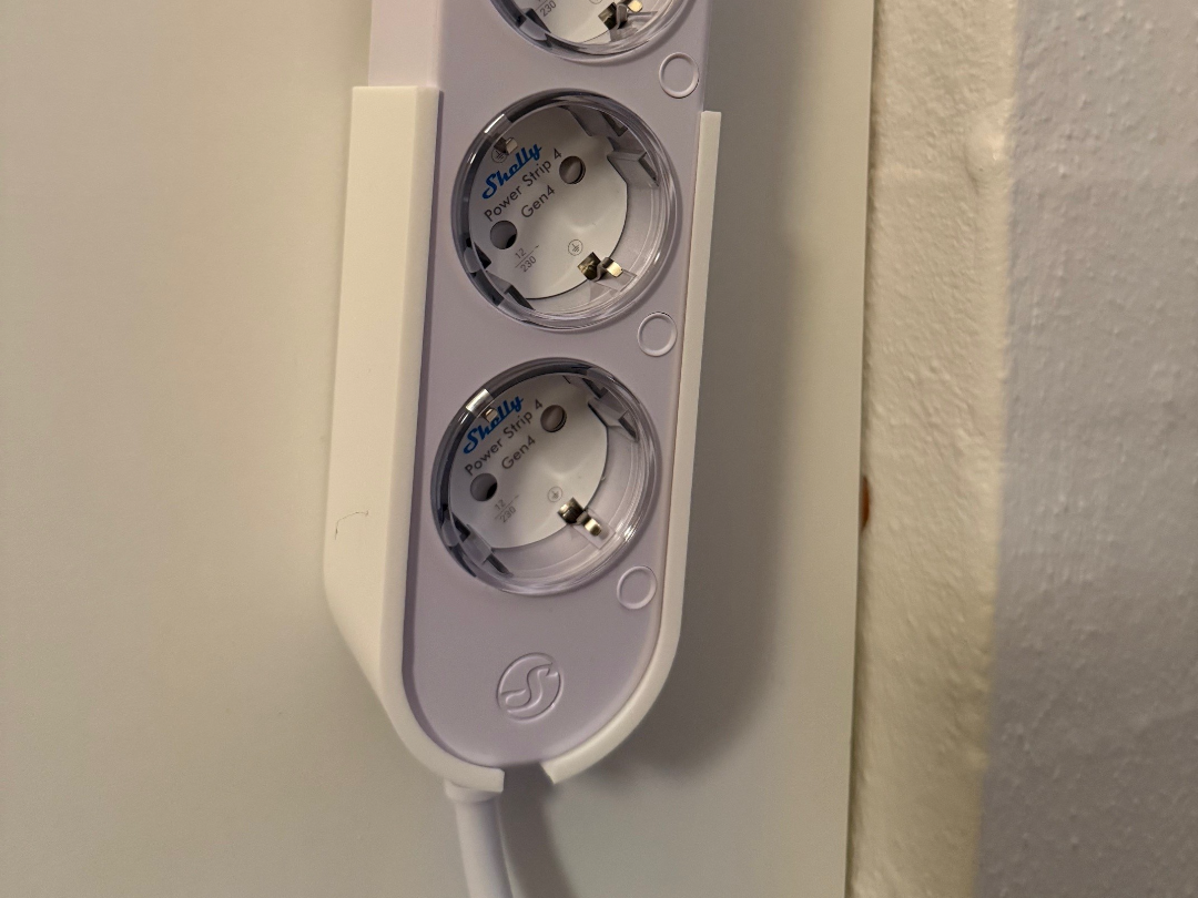 Holder for Shelly Power Strip 4 (Gen4)