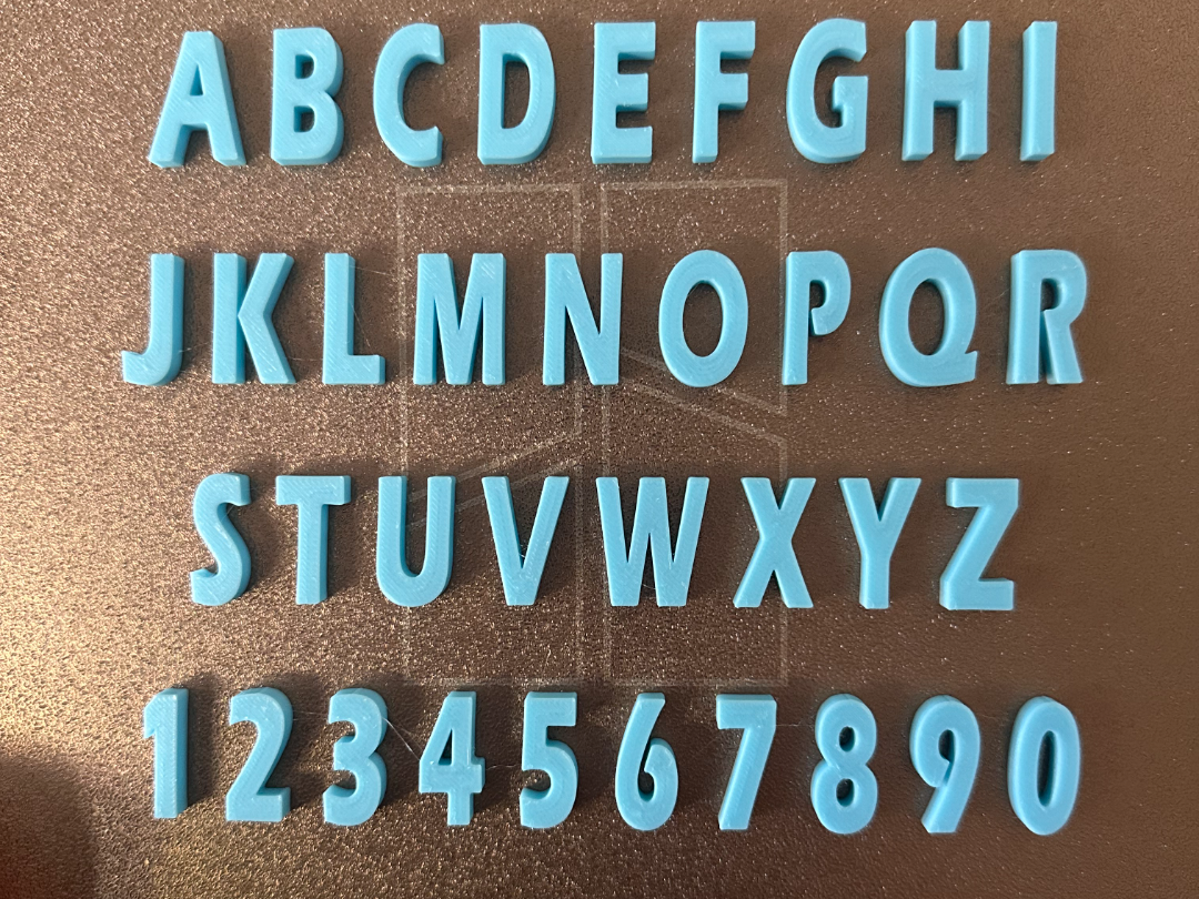 ABC Alphabet Eras Bold itc style letters