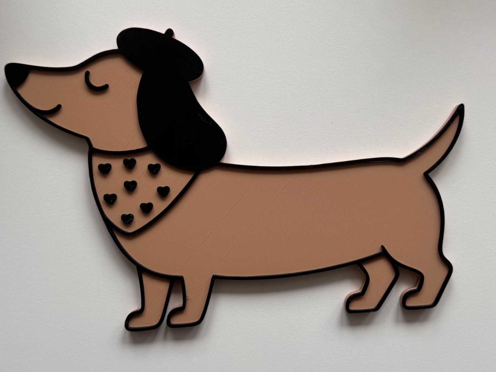 Minimalistischer Dackel