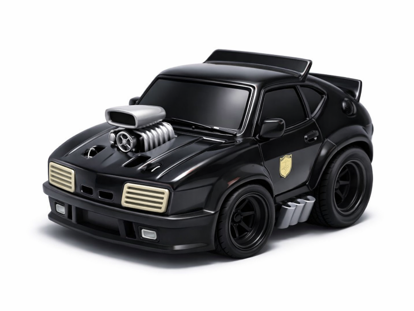 MadMax Chibi Car – 3D Printable Cartoon Muscle Car