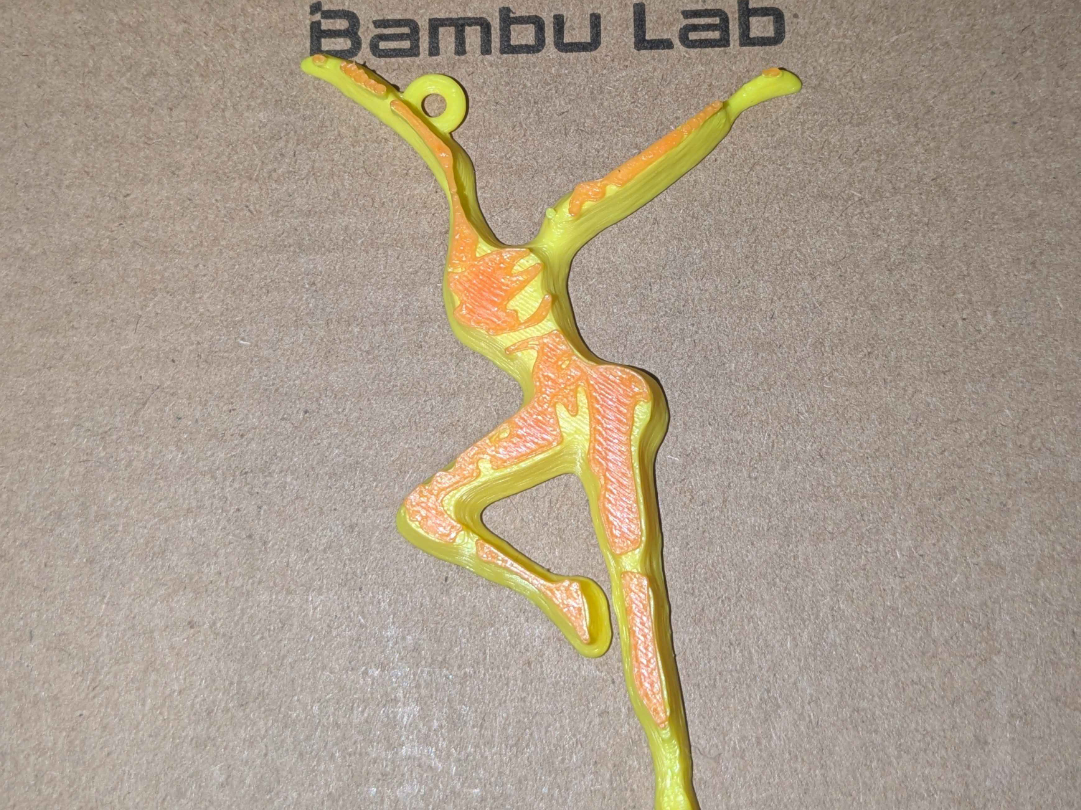 DMB Fire dancer necklace charm
