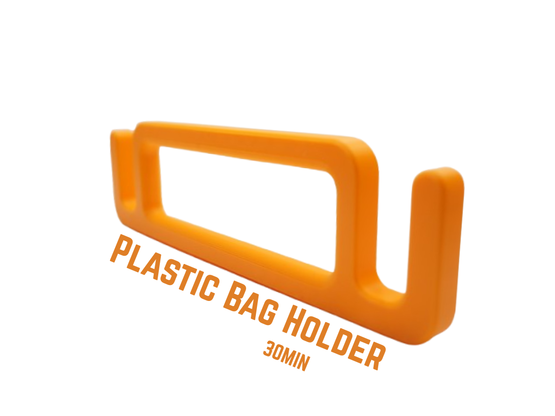 Plastic bag handle
