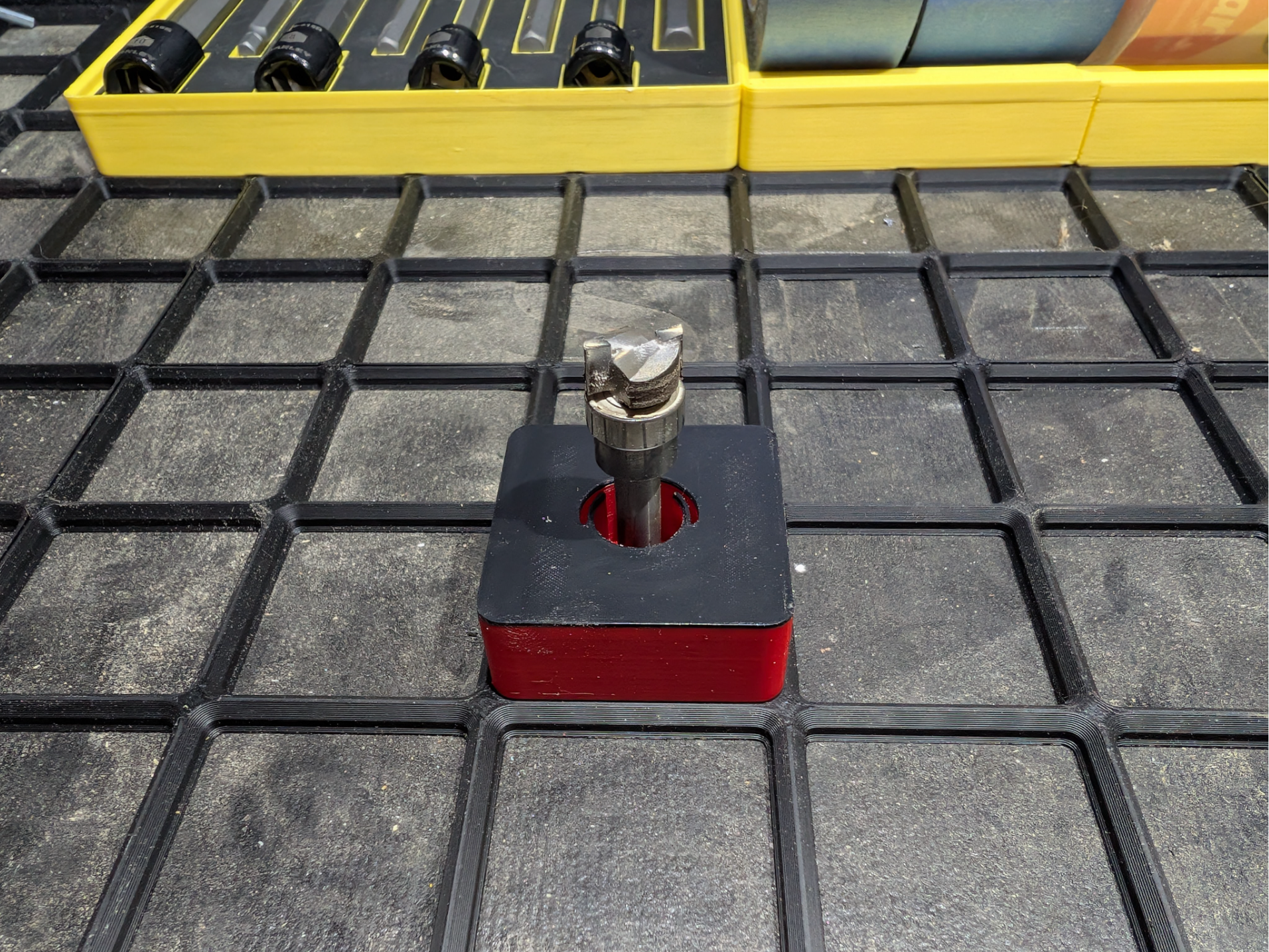 Gridfinity Router Bit Holder - Single