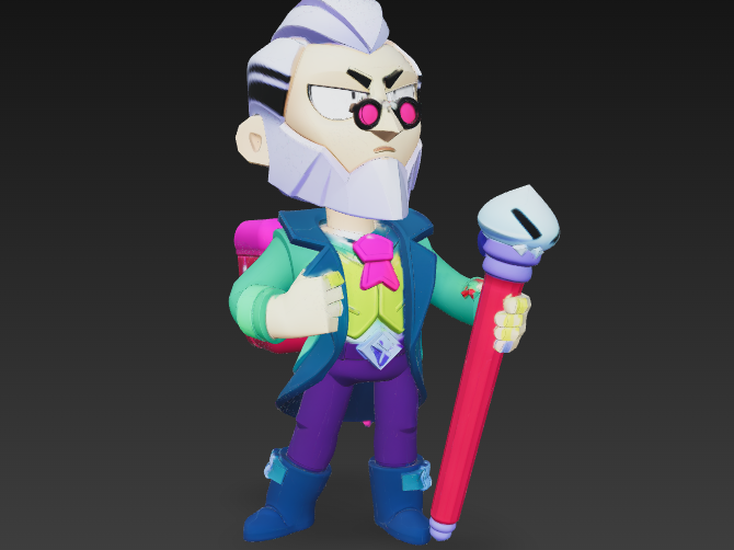Byron Figurine from Brawl Stars