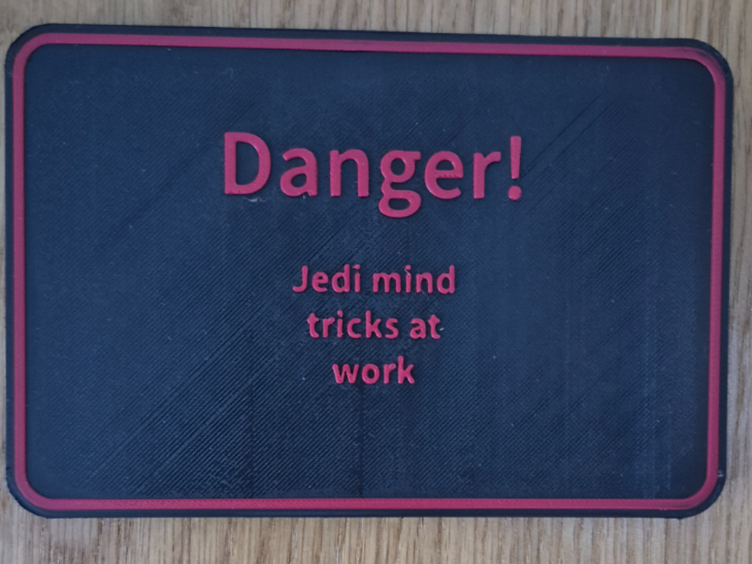 Danger! jedi