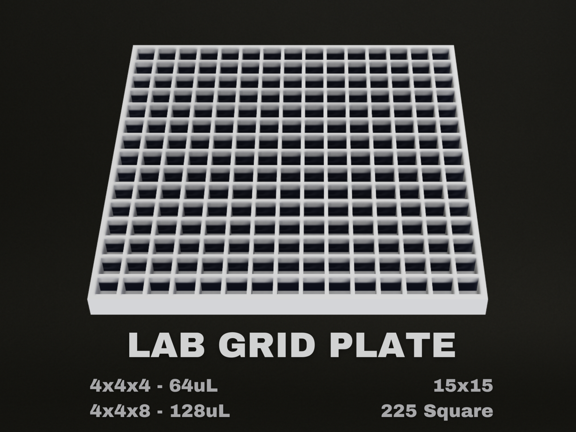Lab Grid Plate (64µL / 128µL)