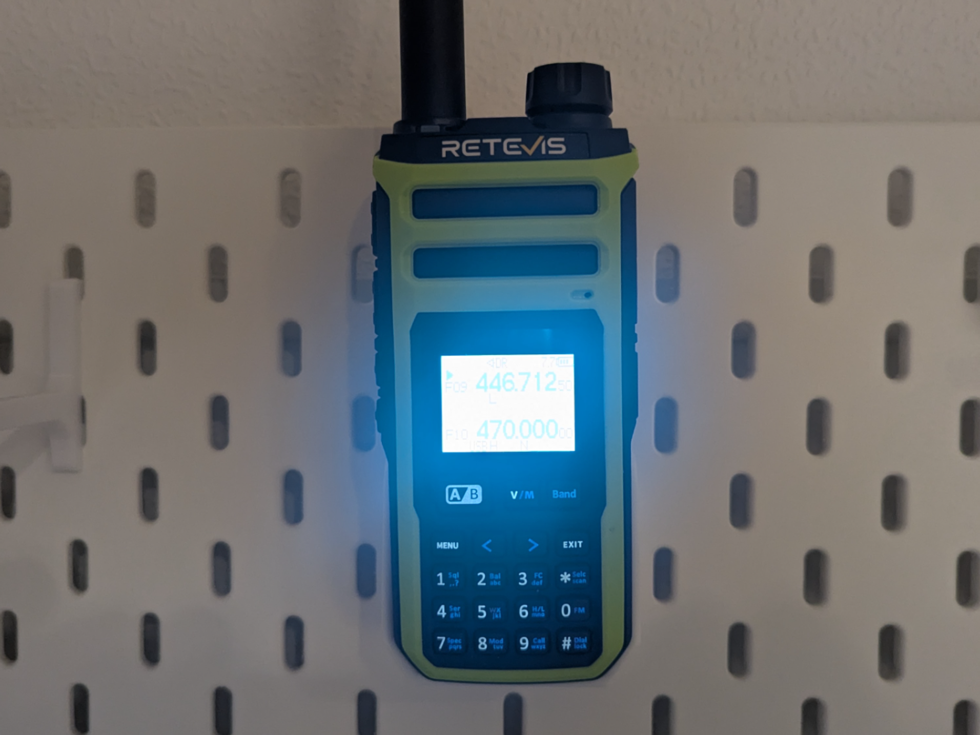 Retevis A3 Holder for IKEA Skådis Pegboard