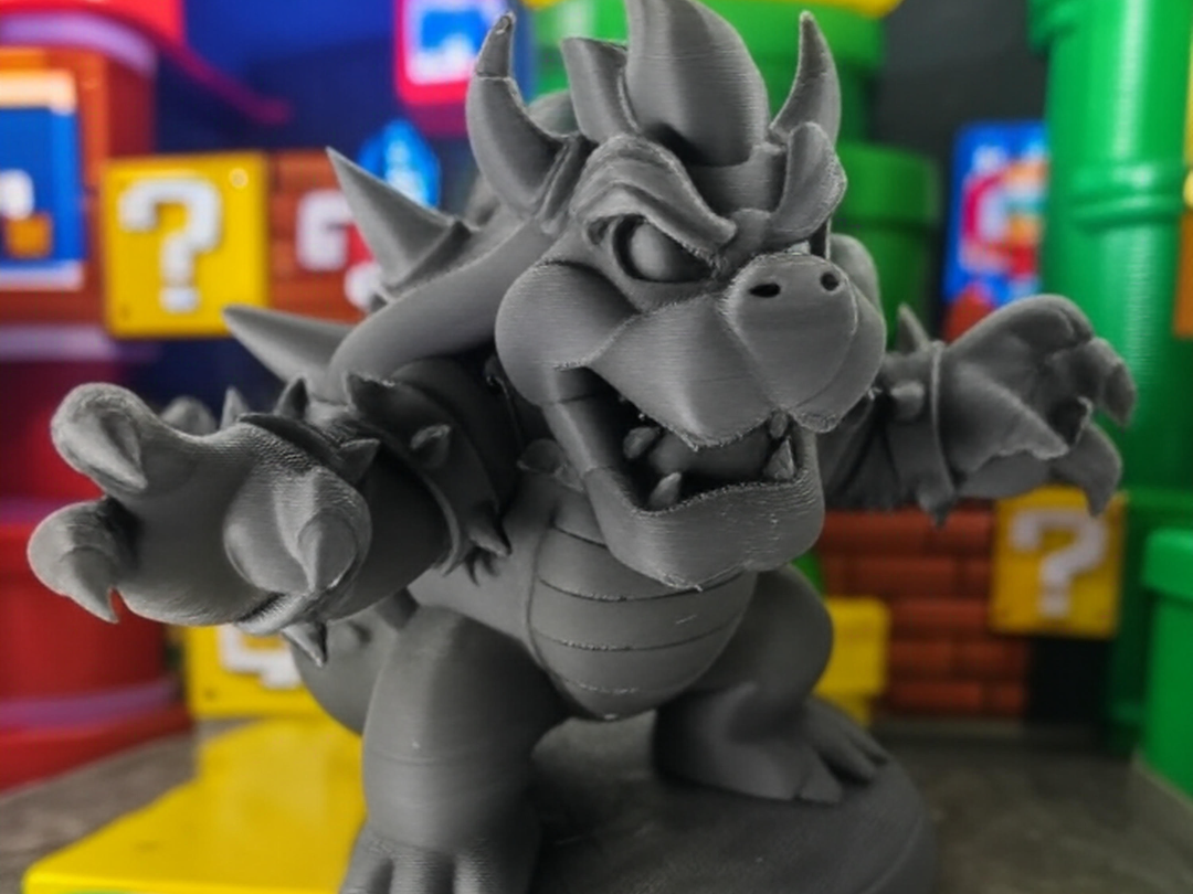 Bowser Super Mario enragé