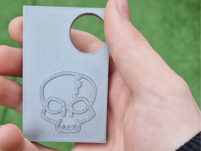 Fidgettoy mit Totenkopf