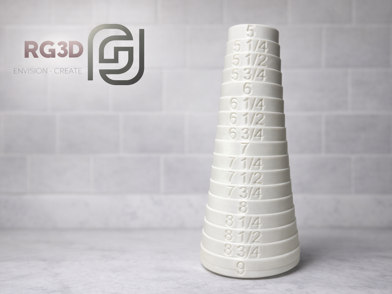 Bracelet Mandrel for sizing bracelets