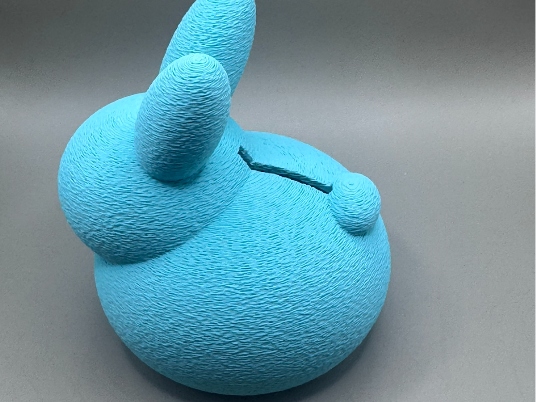 Fluffy Bunny Piggie Bank