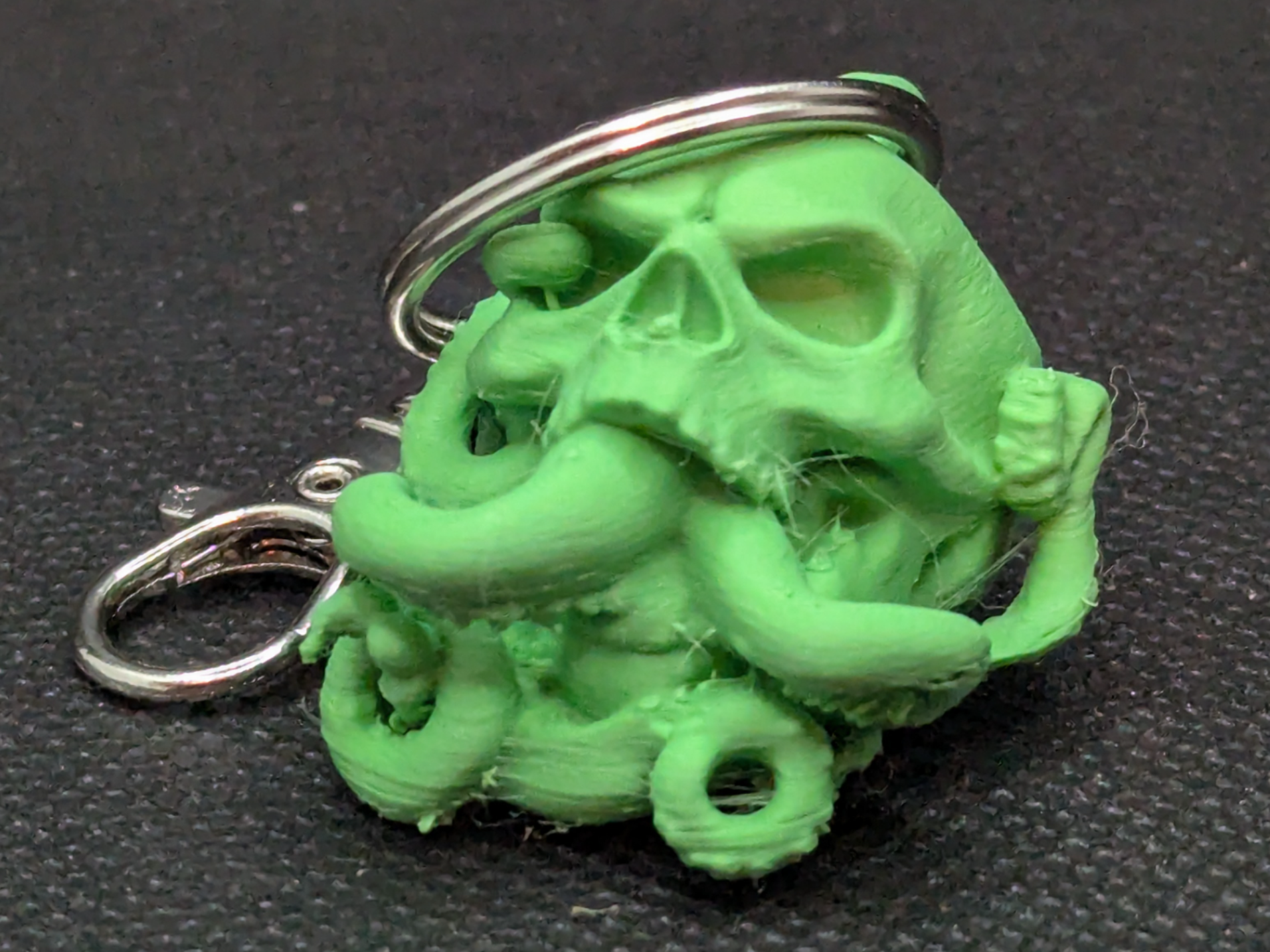 Cthulhu skull keychain / pendant