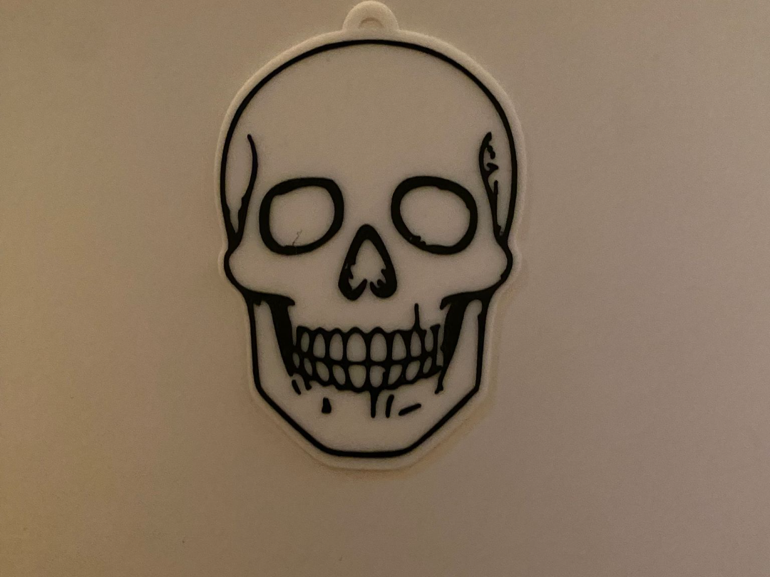 Halloween Skull Keychain (Free Commercial use)
