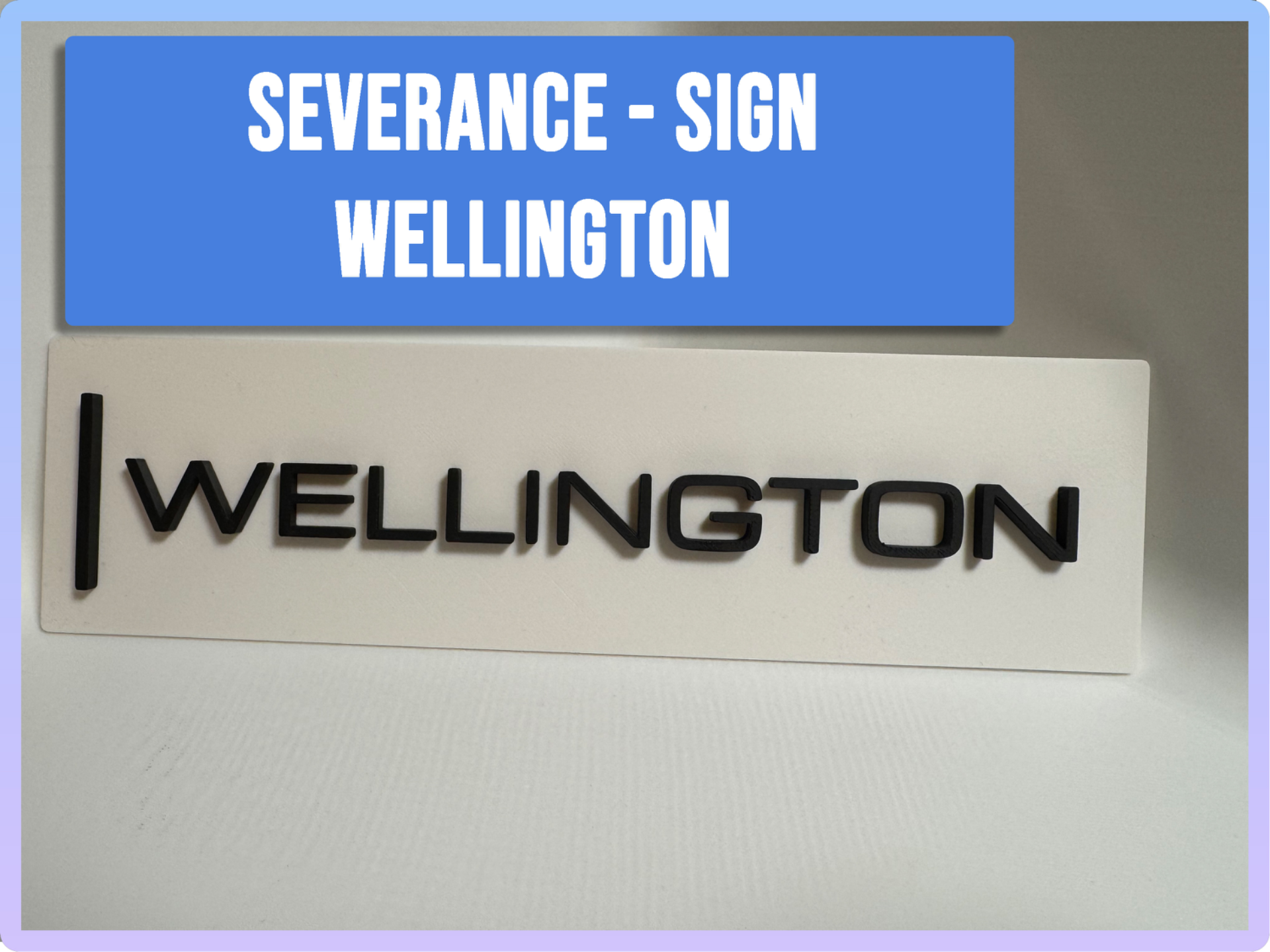 Severance Sign - Wellington