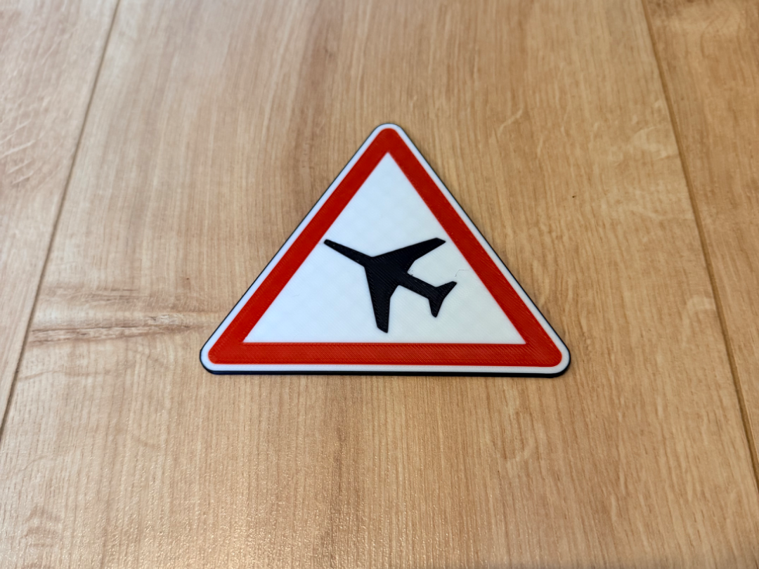 Panneau de signalisation de danger A23