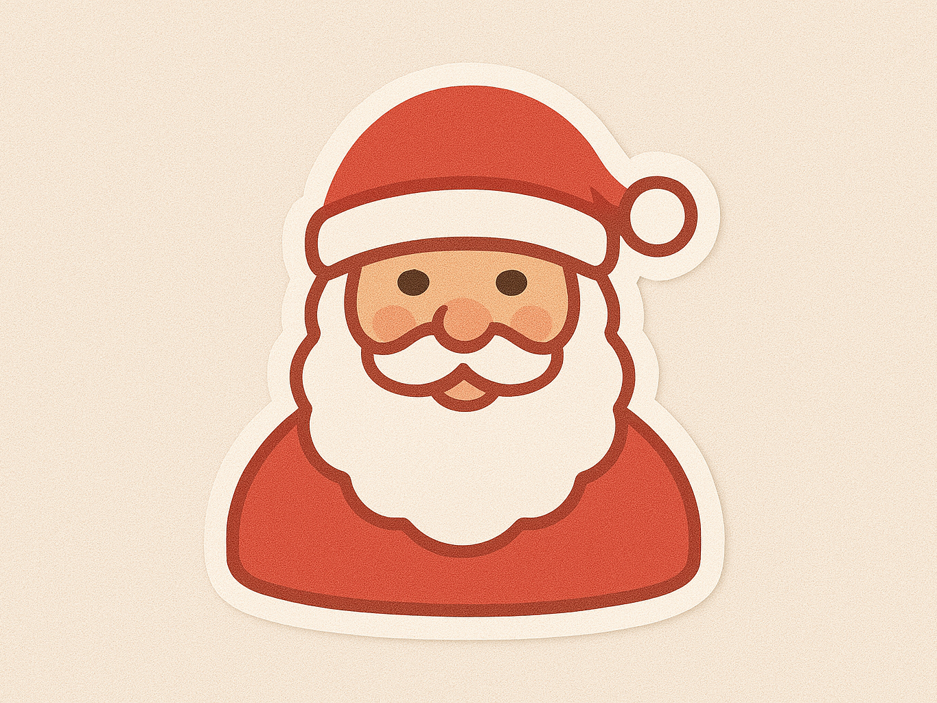 Christmas pendant in the shape of Santa Claus