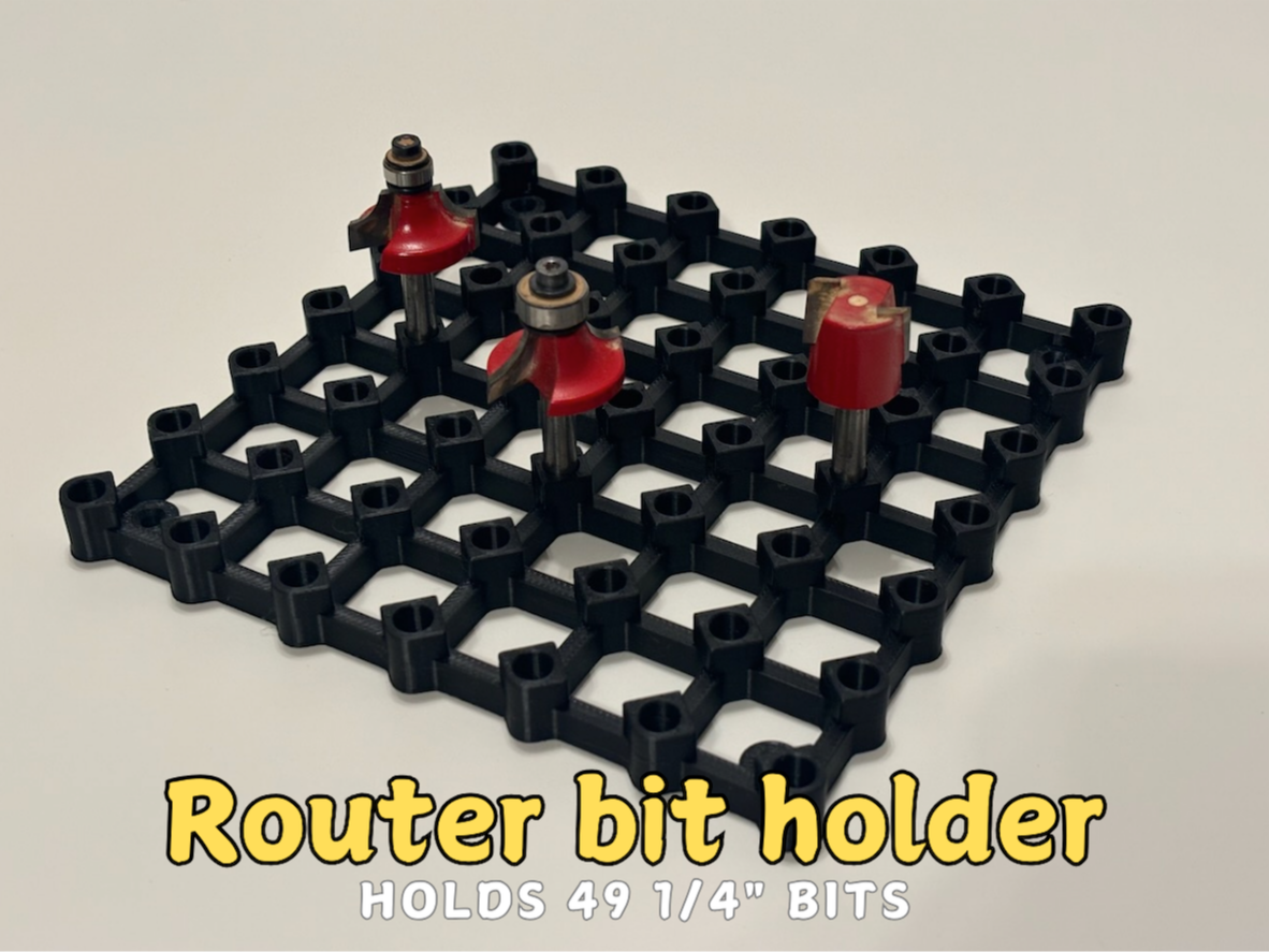 1/4" Router bit holder