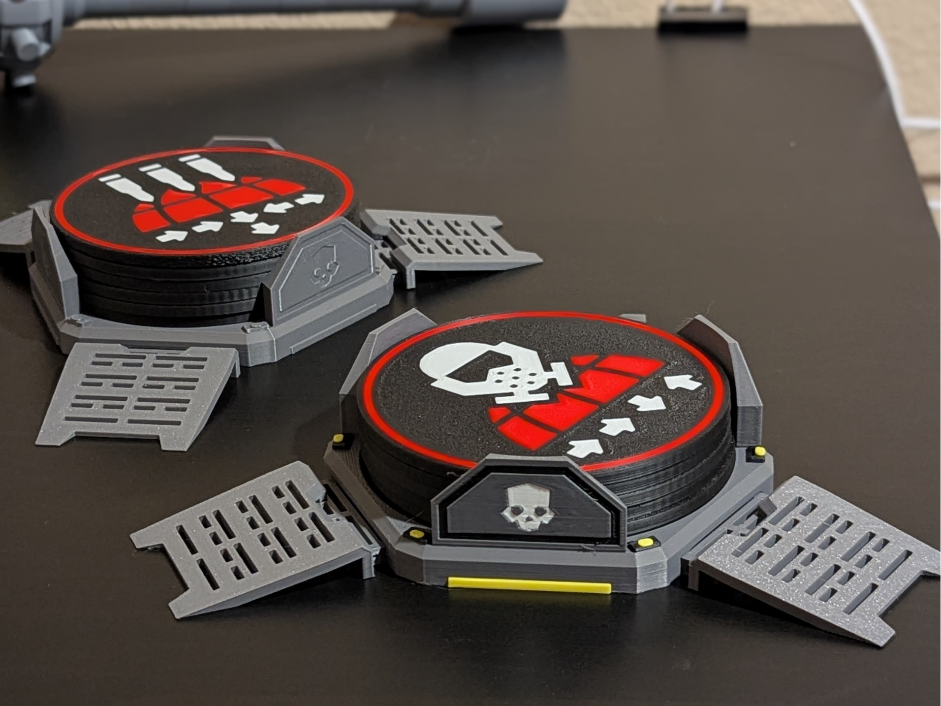 Helldivers Coaster with Drop Pod Holder