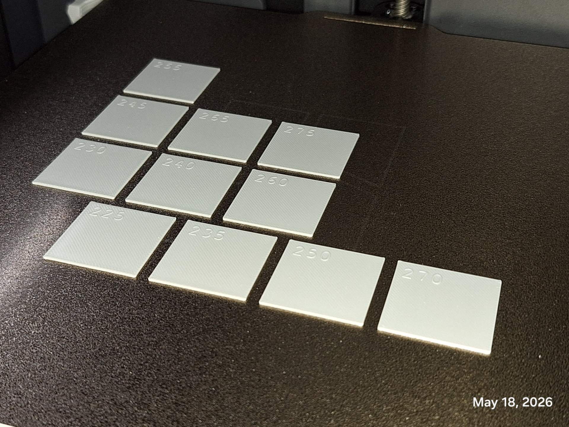 Nozzle Temp Calibration Swatches PLA/Other