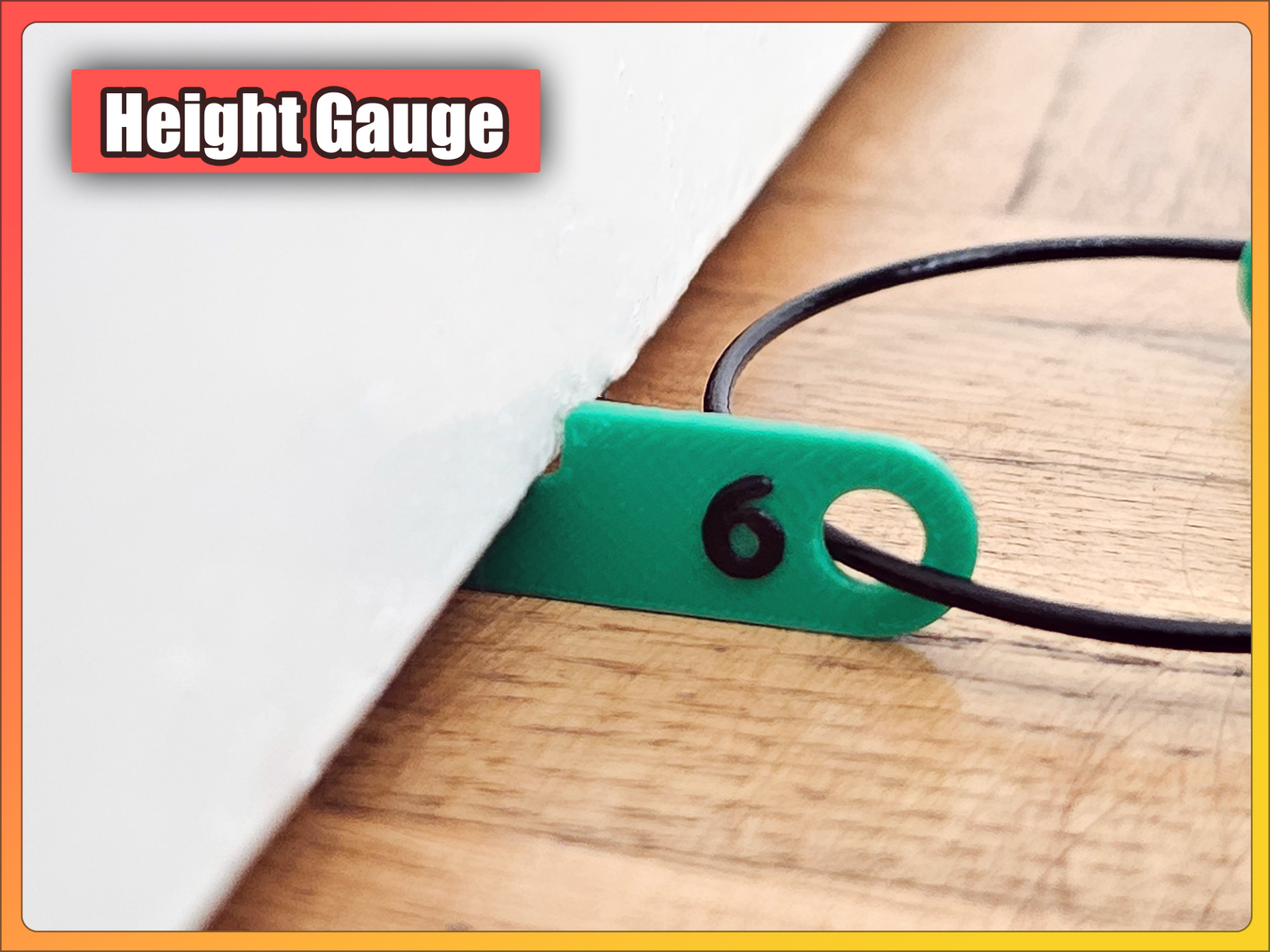 Height Gauge (Radius Gauge for Heights)