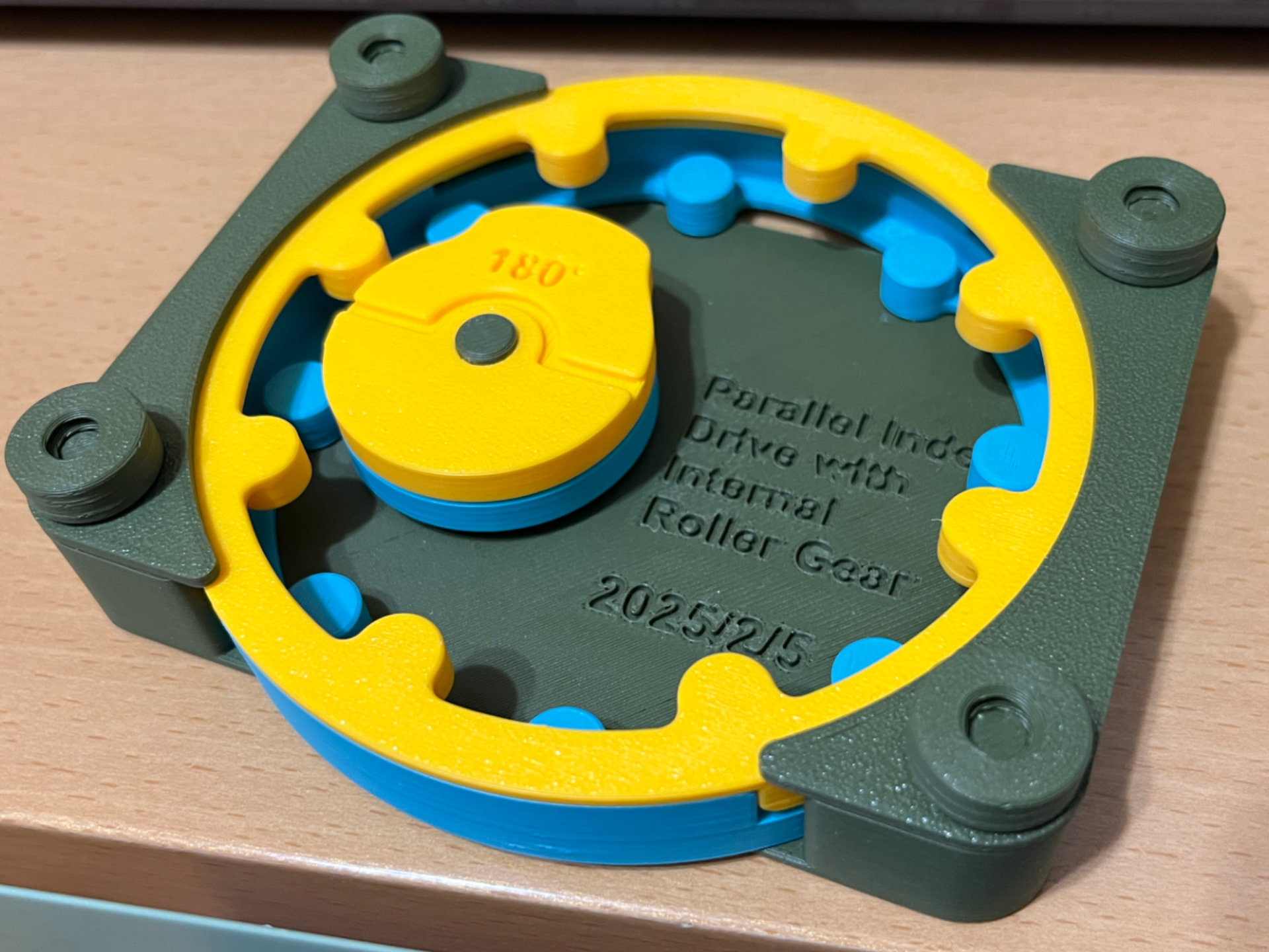 Parallel Index Drive with Internal Roller Ring