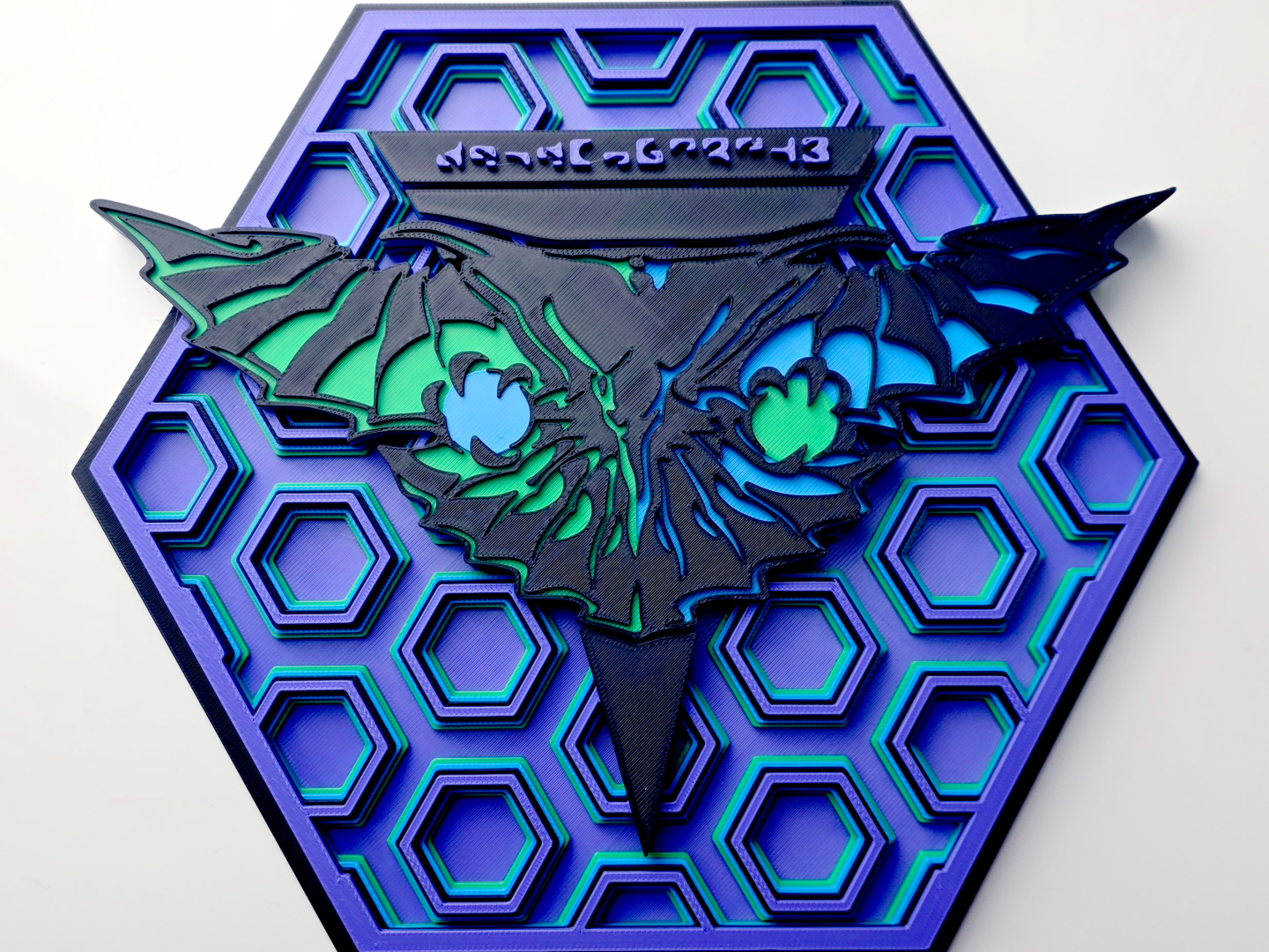 Romulan Star Empire Dimensional Hex Mosaic