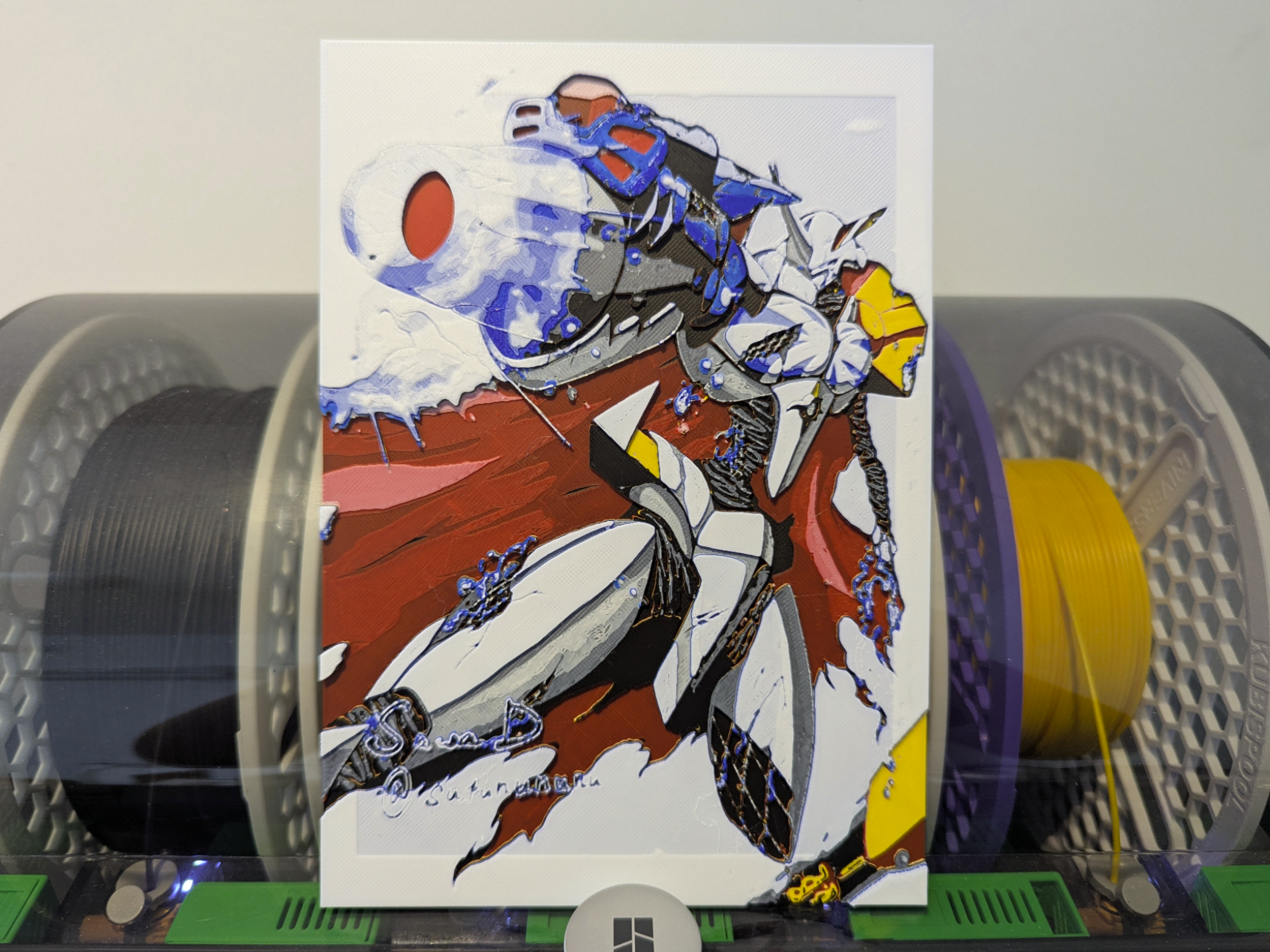 Omnimon / Omegamon Hueforge - Digimon