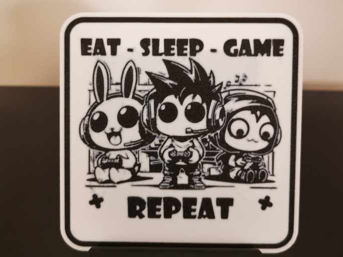 Eat Sleep Game - Repeat - Coaster