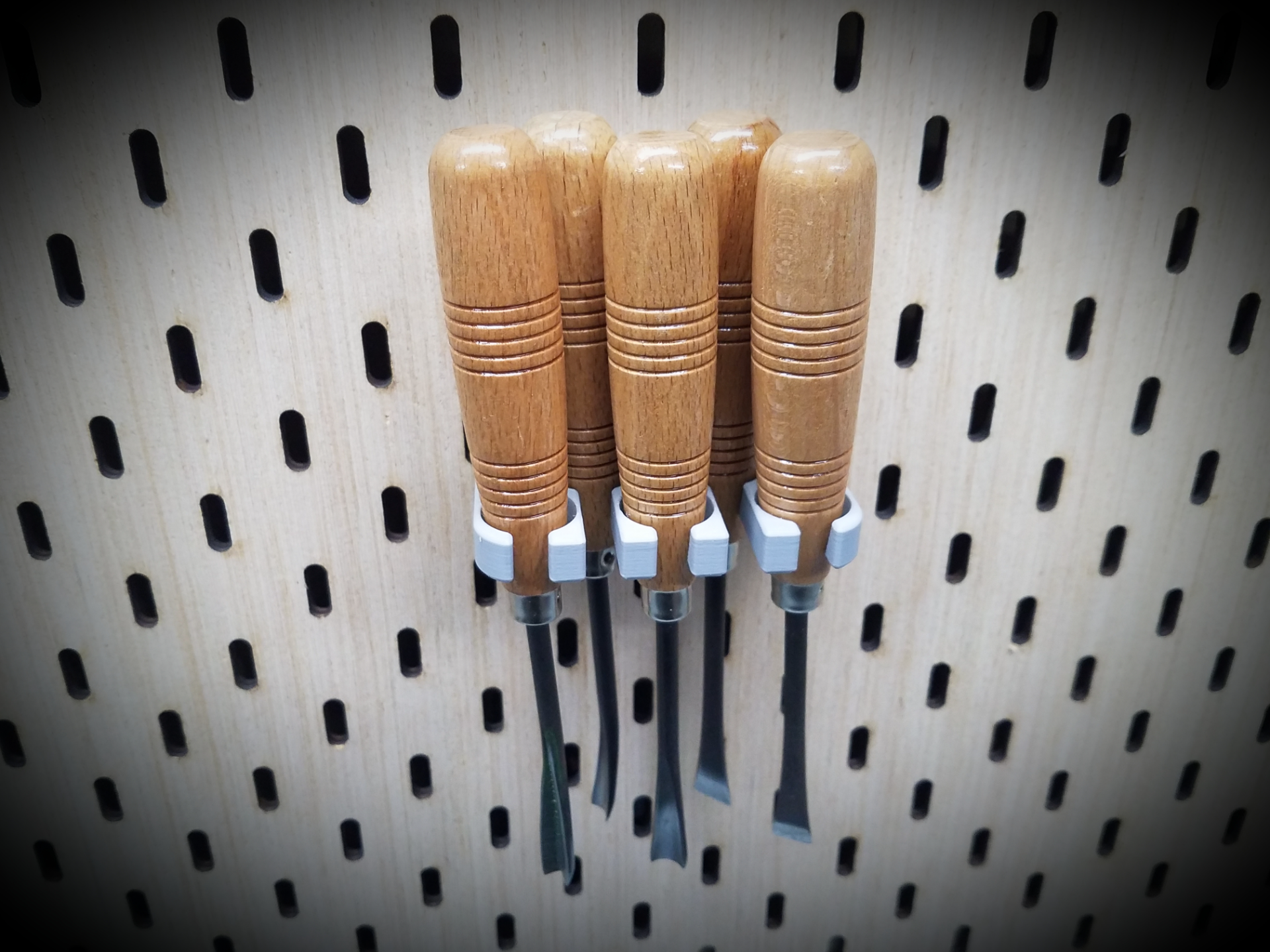 IKEA Skadis Woodcarving Chisel Set Holder