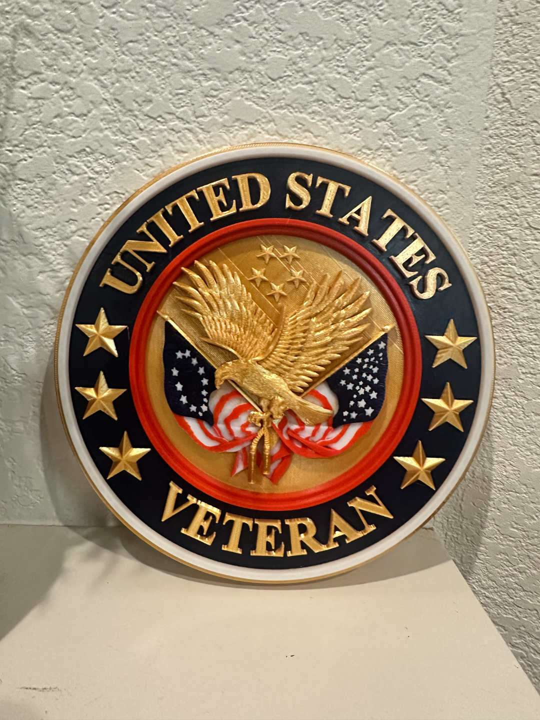 United States Veteran Coin - Colored