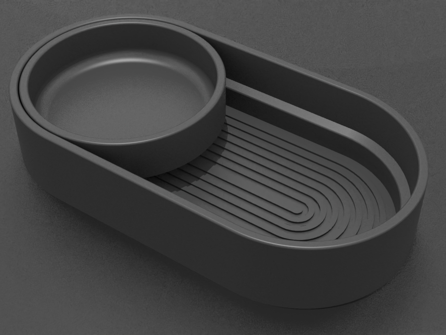 Zen aesthetic style - Oval organizer