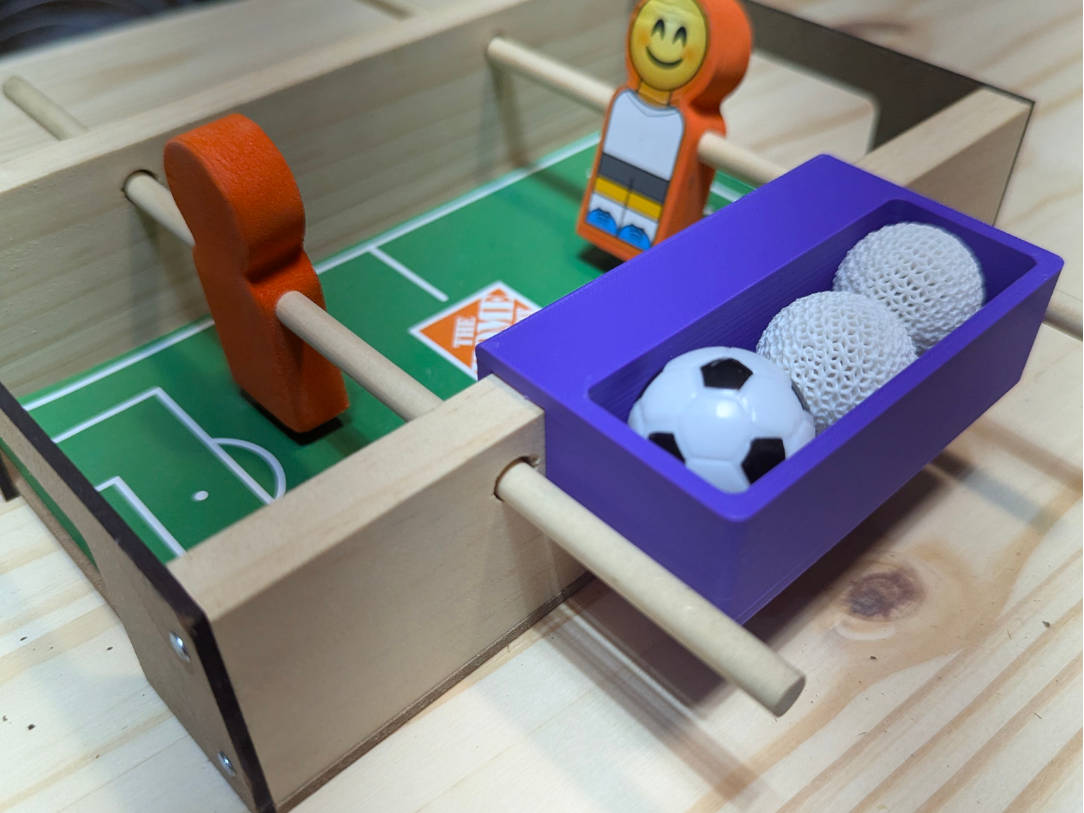 Home Depot Foosball Ball Holder