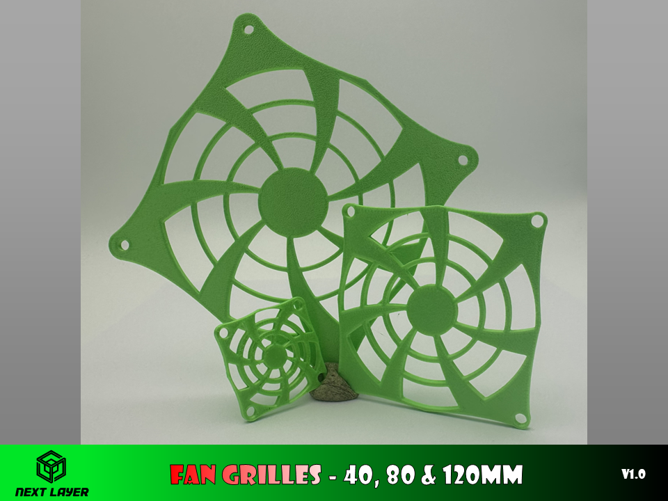 Fan grill 40mm & 80mm & 120mm